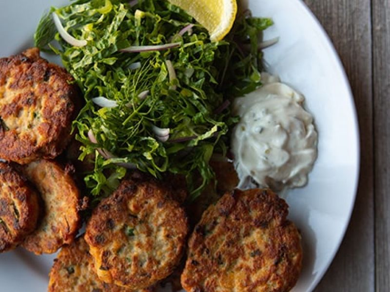 Chickpea & Tuna Fritters