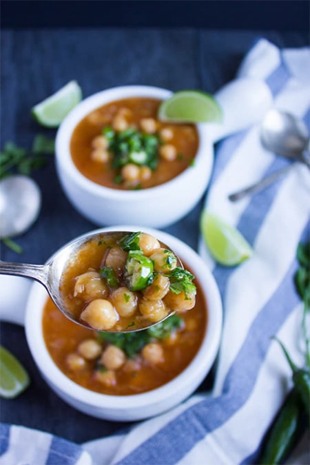 Soothing Garlic Chickpea Soup