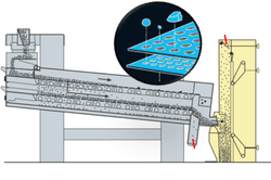 Vibration screen cleaner and aspirator