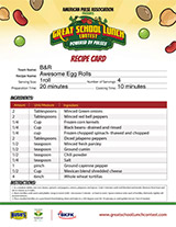 Recipe Card for Team B&R's Awesome Egg Rolls