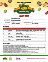 Recipe Card for Team RaMarKable's Burger