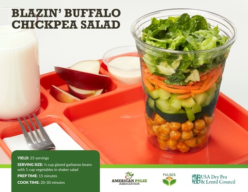 Blazin' Buffalo Chickpea Salad