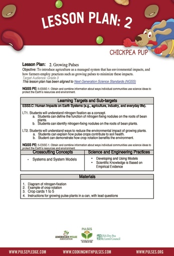 Pulse Curriculum Lesson 2 - Grade 3 page 1