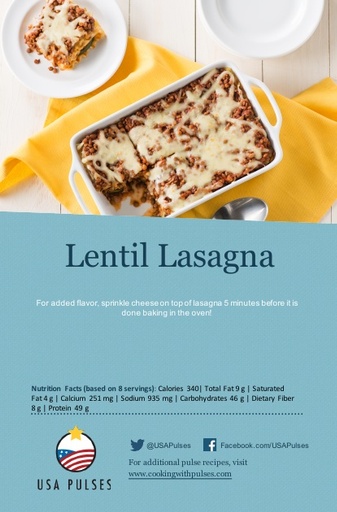 Lentil Lasagna